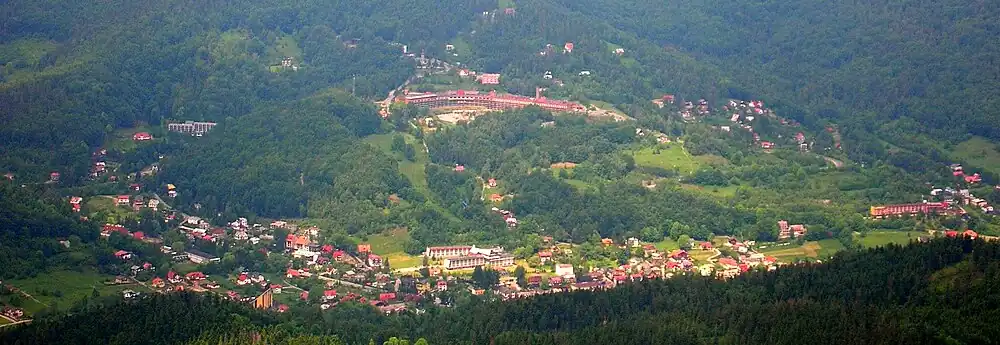 Panorama Szczyrku ze Skrzycznego