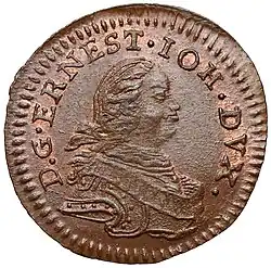 Szeląg (1764) awers