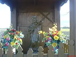 Kopia rzeźby św. Jan Nepomucena