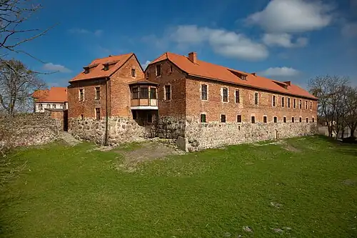 Widok zamku od strony południowo-zachodniej