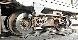 Tarcza hamulcowa w pociągu