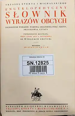 Słownik TEM z 1939