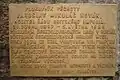 Tablica na pomniku