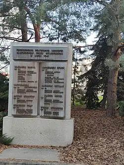 Tablica pomordowanych profesorów lwowskich