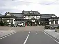 Taisha (Japonia; 1924): tradycyjny drewniany dworzec japoński