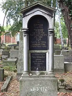 Nagrobek Maxa Schaefera z&nbsp;1918 roku