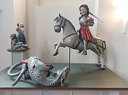 Grupa rzeźb z walką św. Jerzego