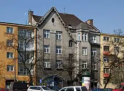 Rynek Dębnicki 8Kamienica Marii z hr. Romerów Duninowej(1912, proj. Jan Zarzycki).