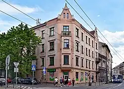 ul. Długa 55 (ul. Szlak 27)Kamienica (proj. Kazimierz Brzeziński, 1909)