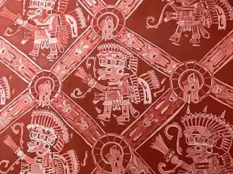 Fragment malowidła z pałacu Atetelco, ok. 450–650 r.