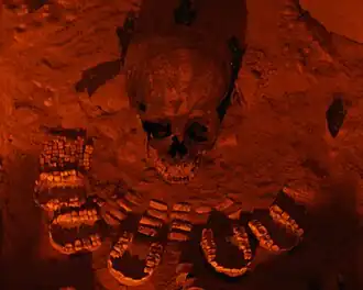 Fragment zbiorowego grobu, ok. 200 r.