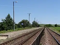 Przystanek Tereszpol Biłgorajski (torowisko wspólne z linią nr 65)