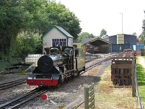 Parowóz nr 7 Spitfire w Aylsham