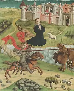 Tryptyk św. Trójcy – kwatera ze św. Jerzym