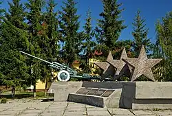 Pomnik na cześć sześćdziesiątej armii w Jasnohorodzce z 1943r.