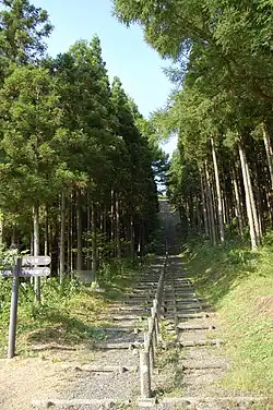 Droga prowadząca od muzeum do sanktuarium