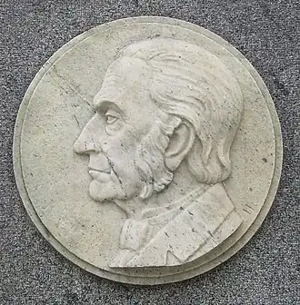 Wizerunek Theofrona Munktella, Fristadstorget (plac miejski) w Eskilstunie