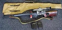 Karabin myśliwski w futerale