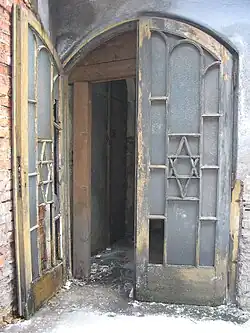 Drzwi z gwiazdą Dawida