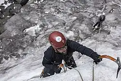 Tomasz Bryl. Wspinaczka lodowcowa.