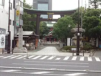 Torii prowadząca do chramu