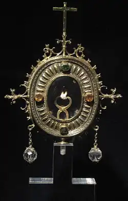 Relikwiarz z zębem św. Apolonii, katedra w Porto, Portugalia