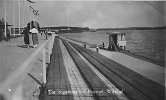 Tor regatowy na Jeziorze Witobelskim