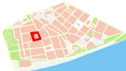 Plan przebiegu ulicy