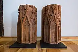 Detale architektoniczne z zamku - obecnie w Muzeum Diecezjalnym w Toruniu