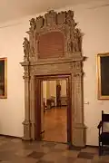 Portal do sali królewskiej, wykonany w czasie przebudowy w latach 1602-1605