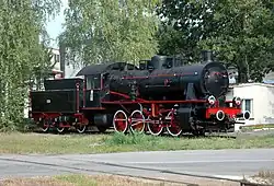 Parowóz Tp4-217 wykorzystywany przez PMP–PW na kopalni piasku w Pyskowicach