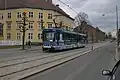 Tramwaj typu SL79-II o numerze bocznym 137