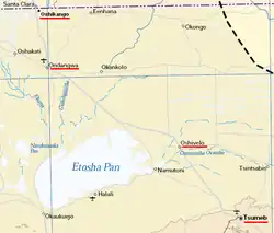 Mapa przebiegu linii kolejowej