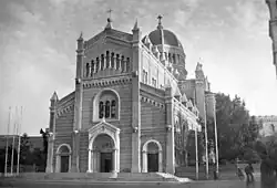 Katedra w 1943, widok z północnego zachodu