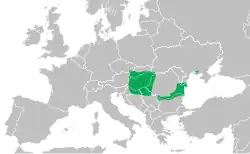 Mapa występowania