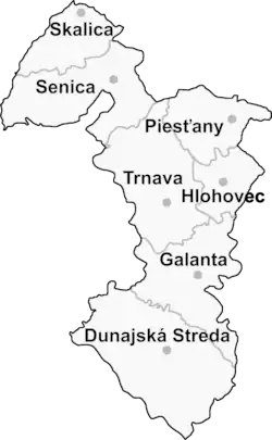 Plan kraju trnawskiego