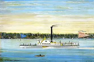 Trojan, James and John Bard, akwarela, 1845 (Mariners’ Museum)