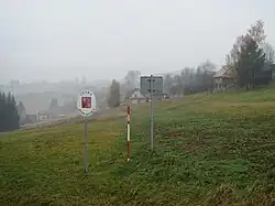 Czeska tablica informacyjna (październik 2007)