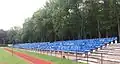 Trybuny na stadionie w Słupcy 2016 r.