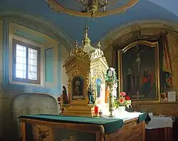 Tabernakulum na mensie ołtarzowej