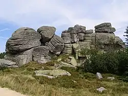 Skałki po polskiej stronie