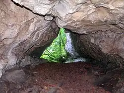 Widok z otworu górnego