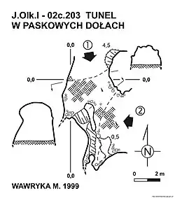 Plan jaskini