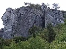 Ściana zachodnia Turni Kukuczki i Szafy (po prawej)