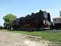 Ty45-217, parowóz-pomnik znajdujący się na terenie zakładu w Tarnowskich Górach