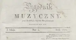Tygodnik Muzyczny (winieta)