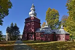 Zabytkowa dawna cerkiew greckokatolicka w Tyliczu