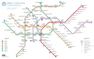 Schemat linii po zakończeniu całości projektu budowy U5 i rozbudowy U2