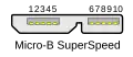 Piny USB micro B SuperSpeed