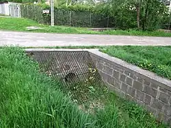 32. Dawne ujęcie wody z Młynówki Królewskiej dla młyna, ul. Filtrowa